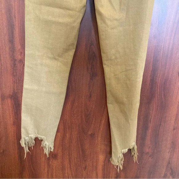 L'AGENCE High Line High Rise Skinny Destroyed Jeans in Sahara Size 26 - Picture 7 of 9